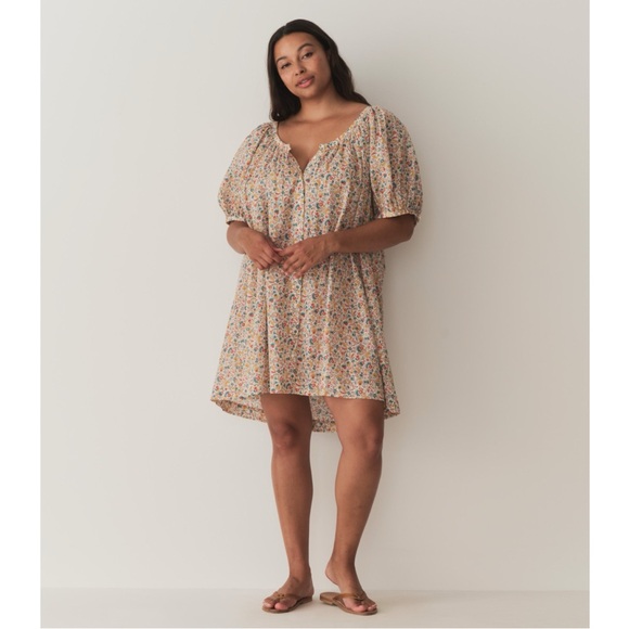 Doen Josette Floral Mini Dress in Wild Clover sz XS NWT